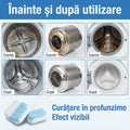 Tablete de curățare pentru mașina de spălat – tambur curat